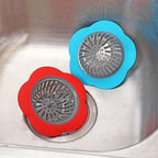 Flower Kitchen Sink Strainer – Reusable Drain Filter with Handle