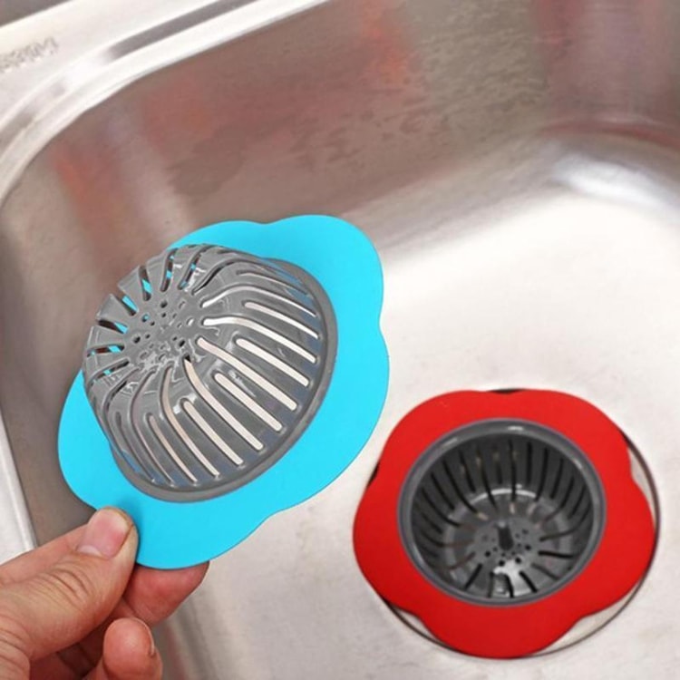 Flower Kitchen Sink Strainer – Reusable Drain Filter with Handle