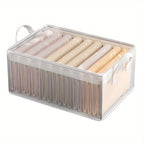 Transparent PVC Storage Box with Steel Frame – Organizer Basket for Home & Dorm