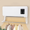 Wall-Mounted Portable Electric Fan Heater with Remote – Compact Indoor Space Heater