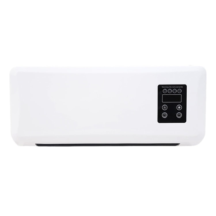 Wall-Mounted Portable Electric Fan Heater with Remote – Compact Indoor Space Heater