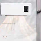 Wall-Mounted Portable Electric Fan Heater with Remote – Compact Indoor Space Heater