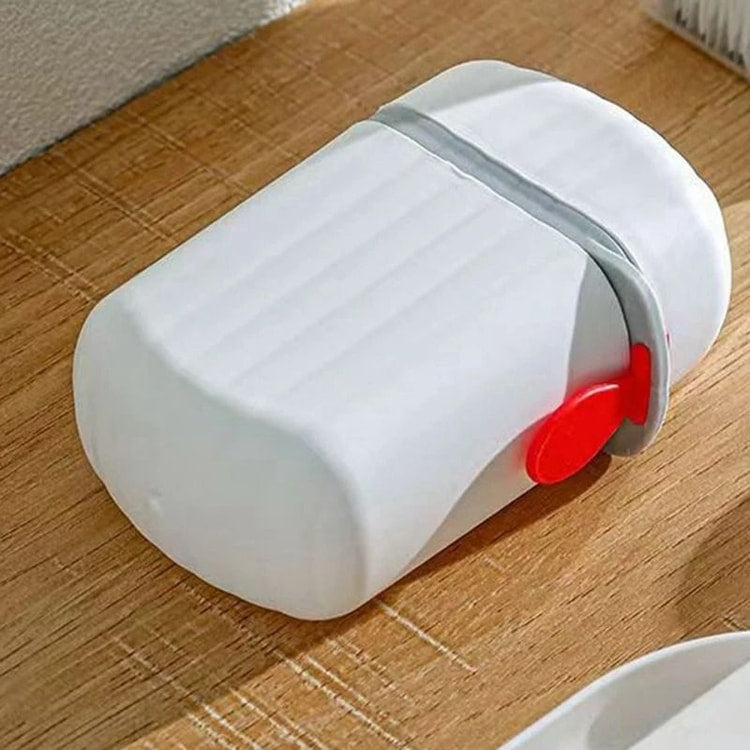 Portable Soap Box with Drain Tray – Travel Soap Storage Case for Outdoor Use