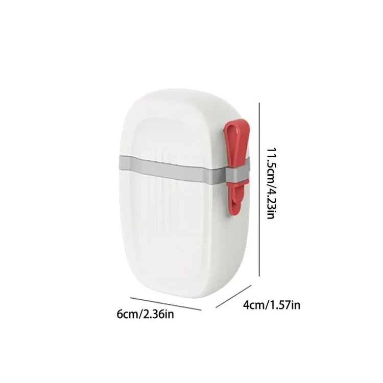 Portable Soap Box with Drain Tray – Travel Soap Storage Case for Outdoor Use