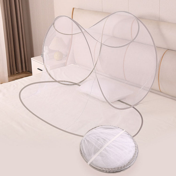 Portable Folding Mosquito Net Tent – Travel & Camping Mesh Shelter