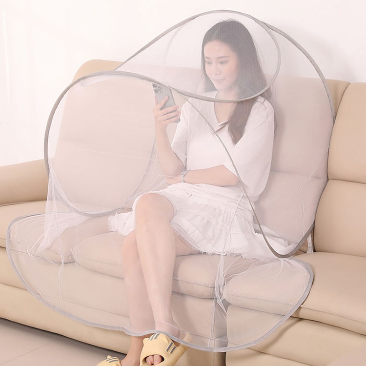 Portable Folding Mosquito Net Tent – Travel & Camping Mesh Shelter