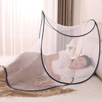 Portable Folding Mosquito Net Tent – Travel & Camping Mesh Shelter