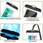 Phone Dry Bag Pouch with Clear Touchscreen Window – Travel & Outdoor Protective Case