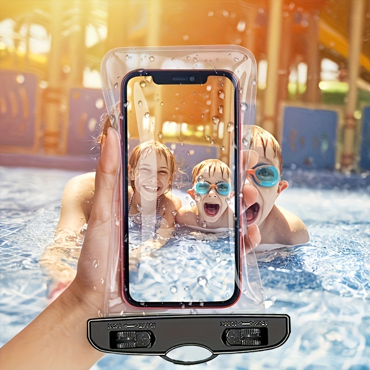 Phone Dry Bag Pouch with Clear Touchscreen Window – Travel & Outdoor Protective Case
