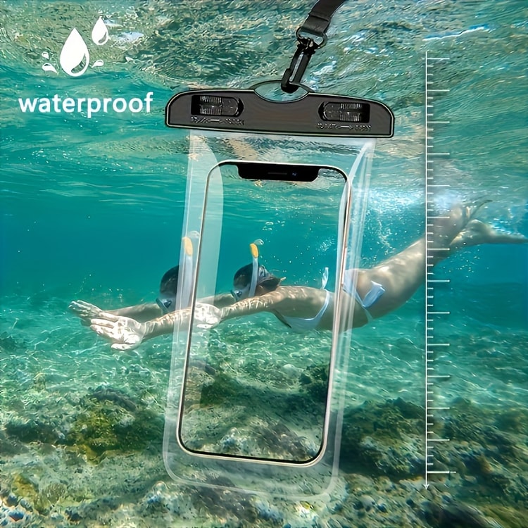 Phone Dry Bag Pouch with Clear Touchscreen Window – Travel & Outdoor Protective Case