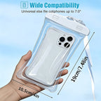 Phone Dry Bag Pouch with Clear Touchscreen Window – Travel & Outdoor Protective Case