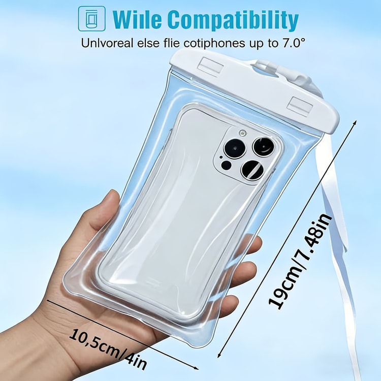 Phone Dry Bag Pouch with Clear Touchscreen Window – Travel & Outdoor Protective Case