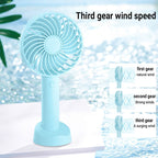 USB Rechargeable Mini Fan – Handheld Portable Desktop Fan for Travel & Outdoor Use