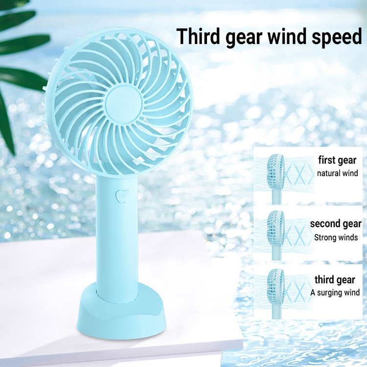 USB Rechargeable Mini Fan – Handheld Portable Desktop Fan for Travel & Outdoor Use