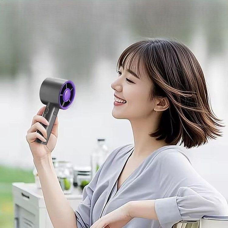 Portable Mini Fan with Phone Stand – USB Rechargeable Fan for Travel, Office & Outdoor Use