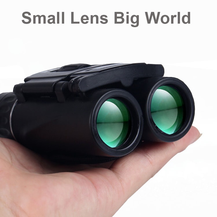 Compact Folding Binoculars – Mini Telescope for Travel & Outdoor Activities