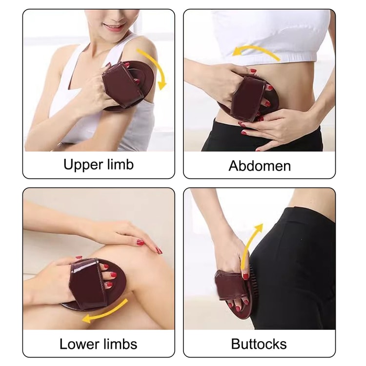 Silicone Body Massage Brush – Handheld Scraping Tool for Personal Care