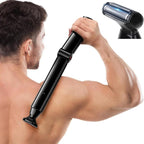 Electric Back Shaver for Men – Rechargeable Groomer with Foldable Handle & Body Hair Trimmer