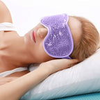 Reusable Gel Beaded Eye Mask – Hot & Cold Compress Sleep Mask