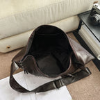 Men's Large Capacity Crossbody Sling Bag Lightweight Waist Bag for Travel Hiking Cycling Outdoor Sports and Everyday Use