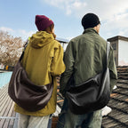 Men's Large Capacity Crossbody Sling Bag Lightweight Waist Bag for Travel Hiking Cycling Outdoor Sports and Everyday Use