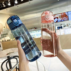 780ml BPA-Free Plastic Water Bottle Large Capacity Leak-Resistant Reusable Bottle for Travel Sports Outdoor and Everyday Use