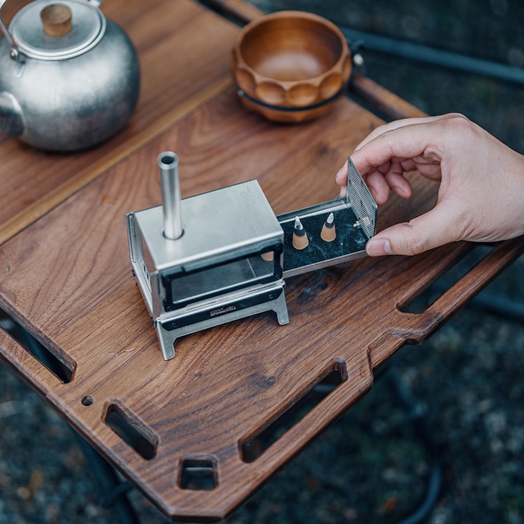 Mini Folding Fire Stove Portable Outdoor Wood Burning Stove Compact Camping Stove for Travel Picnic and Tabletop Use
