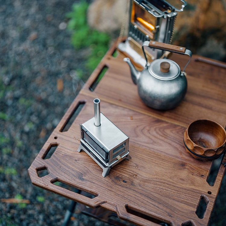 Mini Folding Fire Stove Portable Outdoor Wood Burning Stove Compact Camping Stove for Travel Picnic and Tabletop Use