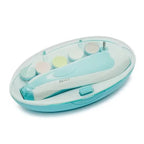 Electric Baby Nail Trimmer and Polisher Kit with Multiple Filing Heads for Infant and Toddler Nail Care