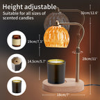 Retro Candle Warmer Table Lamp