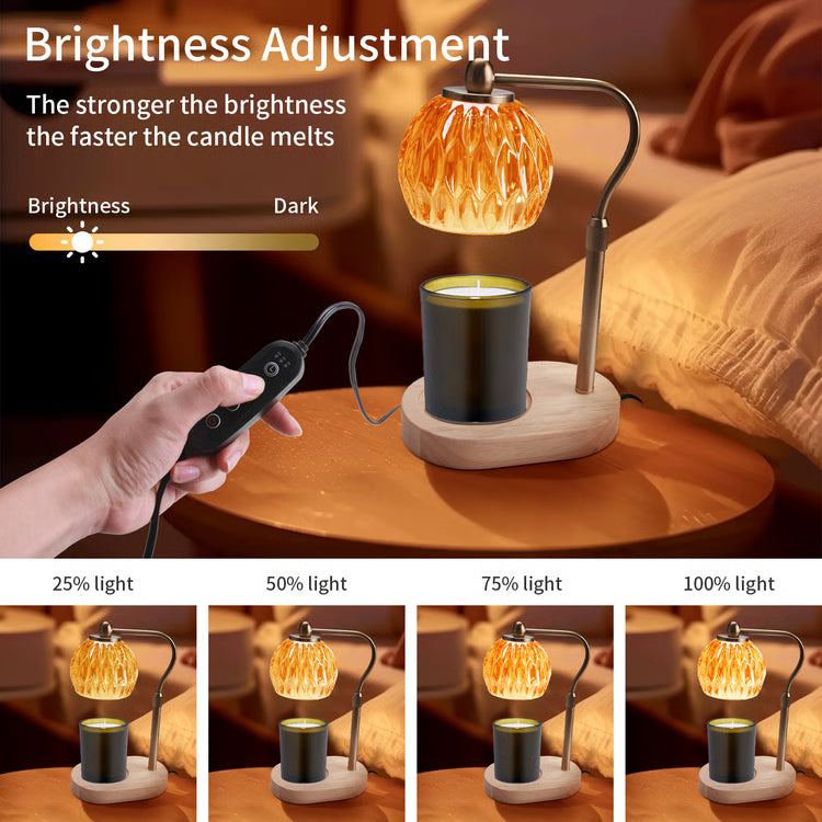 Retro Candle Warmer Table Lamp