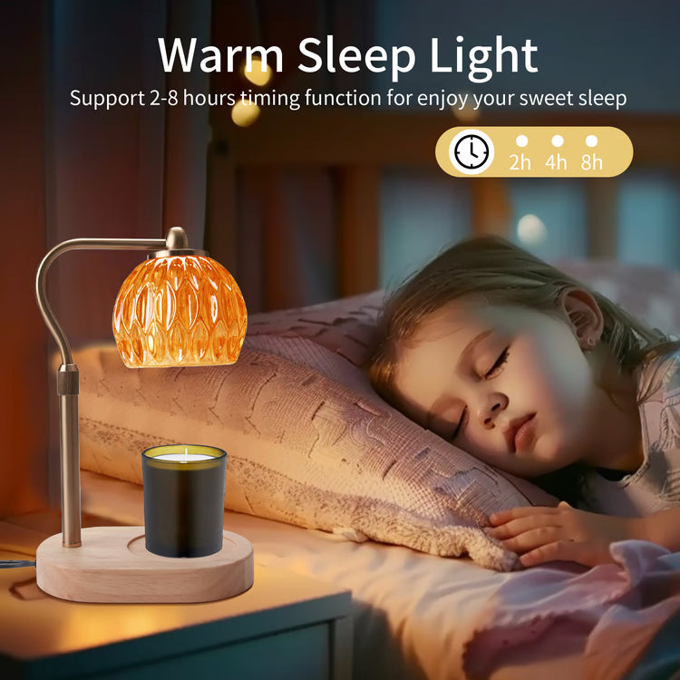 Retro Candle Warmer Table Lamp