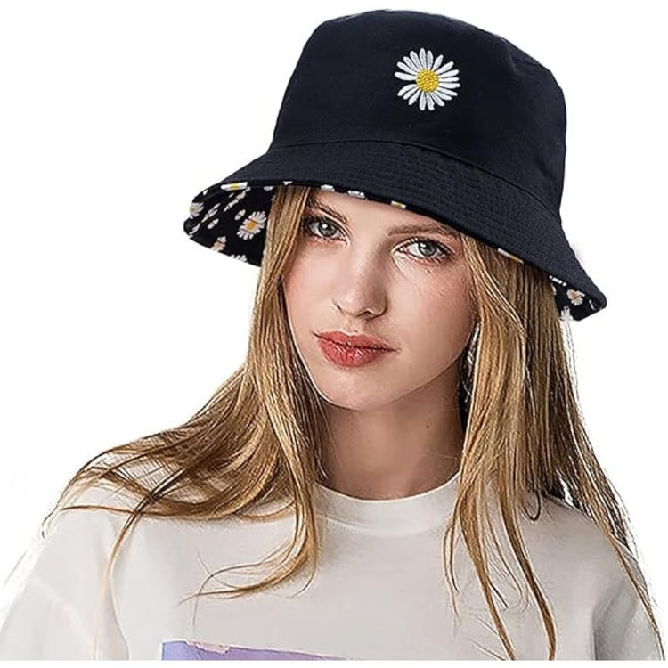 Reversible Floral Bucket Hat for Women