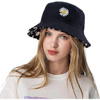 Reversible Floral Bucket Hat for Women