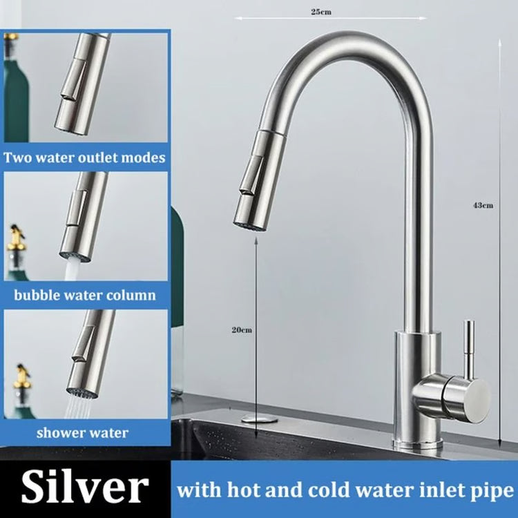 Hot & Cold Pull-Out Kitchen Faucet