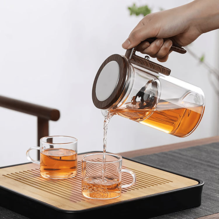 Heat-Resistant Glass Teapot with Infuser