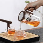Heat-Resistant Glass Teapot with Infuser