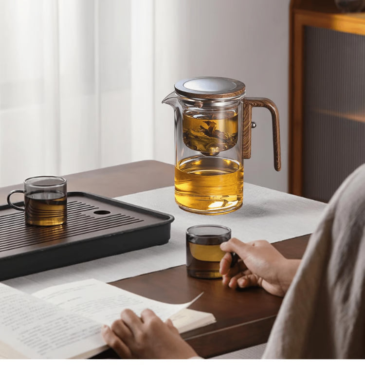 Heat-Resistant Glass Teapot with Infuser