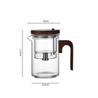 Heat-Resistant Glass Teapot with Infuser