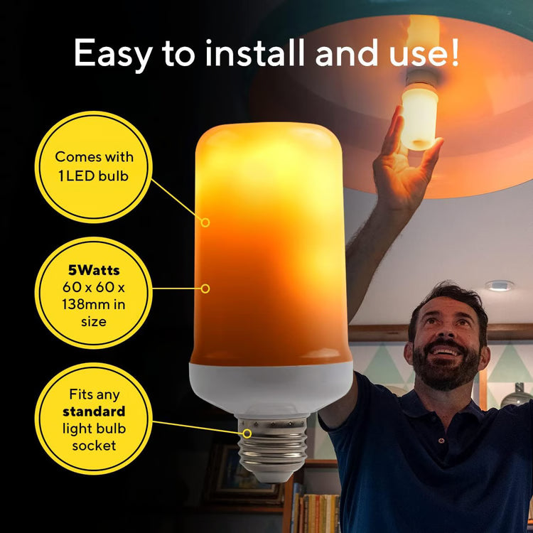 LED Flame Effect Bulb